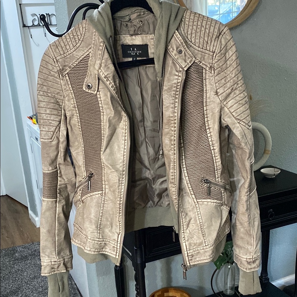 🤎Faux Leather Jacket🤎